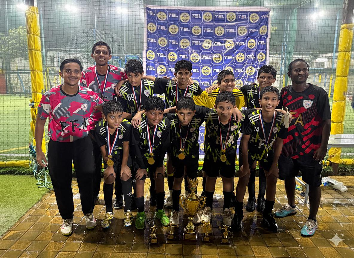 Winners at Monsoon fiesta cup tournament U-14